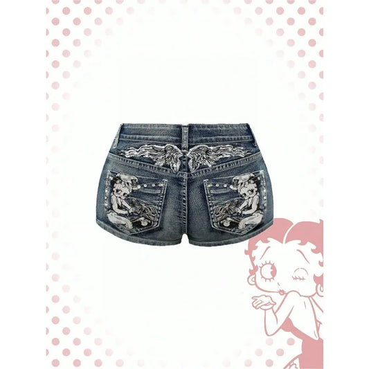 Women's Blue Denim Shorts  Summer